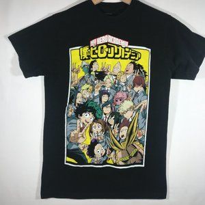 My Hero Academia Funimation Shirt Unisex Adult Small Black Short Sleeve